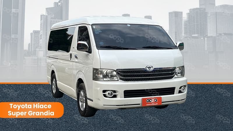 Toyota Hiace for rent