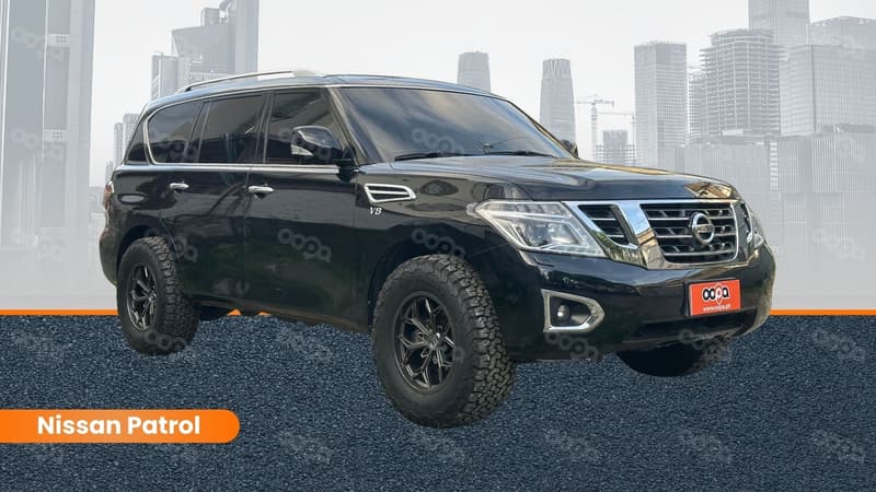 Nissan Patrol for rent at Consular Garage