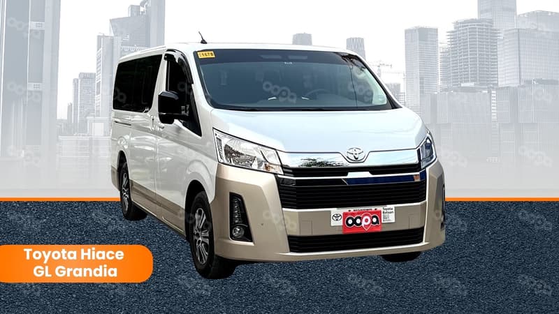 Toyota Hiace GL Grandia AT for rent at Regalado Garage