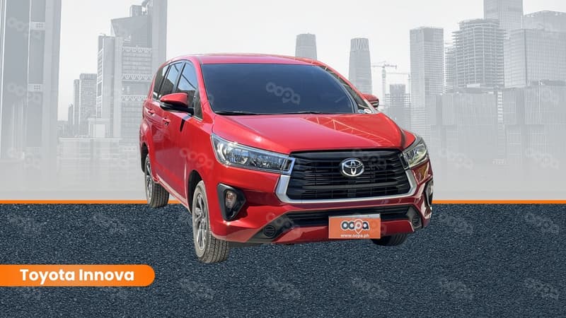 Toyota Innova for rent at Buendia Garage
